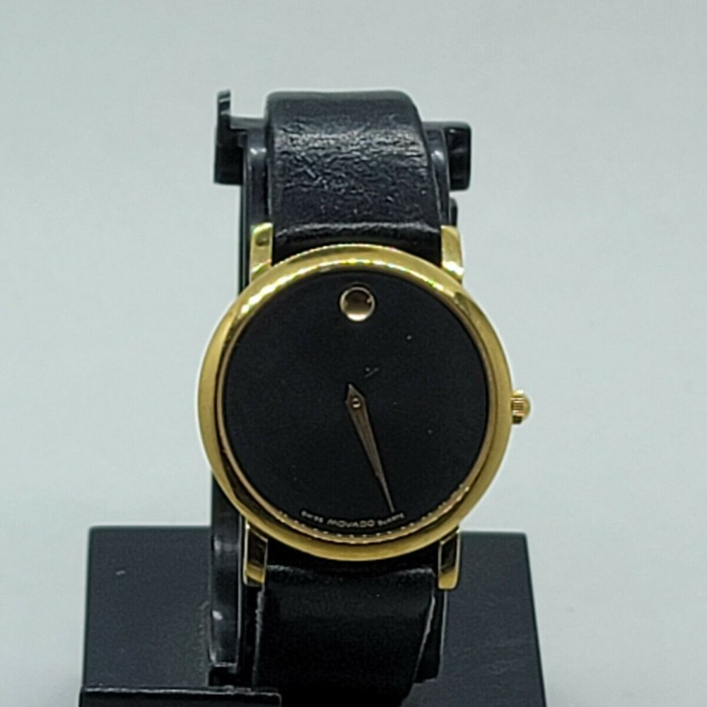 Movado Swiss Made Golden Sapphire Crystal Watch